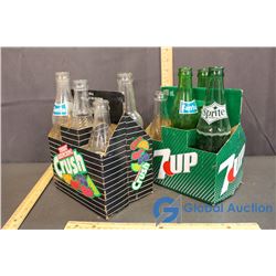 7 Up and Crush Cardboard Caddies - Sprite, 7-Up, Fanta, Pachal's, Coca- Cola, Crush, Mission, Sun Cr