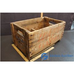 Vintage G & J Watt Wooden Crate