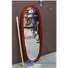 Image 1 : Mirror w/Wooden Frame