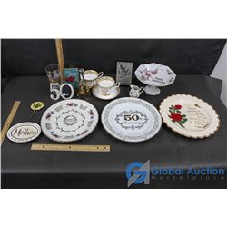 Mother Sentimental Dishware, and 50th Anniversary Dishware