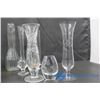 Image 5 : Glass Vases (13) and Glass Plate
