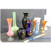 Image 2 : Coloured Vases (10) - Milk Glass, Ceramic, etc.