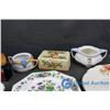 Image 3 : Misc. Dishes, Glass Cups, 6 Plates, etc.