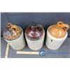 Image 2 : (3) Crock Jugs