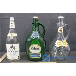 Beau Sejour Canadian Sherry, Calona Royal White Wine, Ron Cabana White Rum