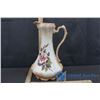 Image 1 : Large Pink Ceramic Pitcher Vase