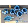 Image 2 : Mood Indigo Mugs (4), Cream and Sugar