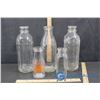 Image 1 : (3) Vintage 1 Litre Milk Bottles, 2 Pint Milk Bottles