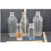 Image 3 : (3) Vintage 1 Litre Milk Bottles, 2 Pint Milk Bottles