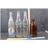 Image 2 : (3) Vintage Pop Bottles and 1 Stubby Beer Bottle - Crush, Suncrest, etc.