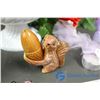 Image 6 : Vintage Wooden Bird Clacker, Squirrel Salt and Pepper, Wheat Vase, etc.