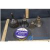 Image 1 : (4) Vintage Bells and Presbyterian Mixture Tin