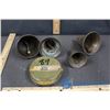 Image 3 : (4) Vintage Bells and Presbyterian Mixture Tin