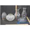 Image 1 : Vintage Glass Globes (4), and Teacup and Saucer