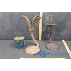 Buggy Steps and Tin Decor
