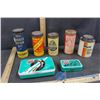 Image 1 : Vintage Tire Repair Advertising Containers and Tins - Bonded, Gross, Crest, etc.