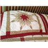 Image 4 : 8 Point Star Quilt w/Shams