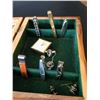 Image 6 : Men's Jewelry & Ceder Box, Cuff Links & Tie Clips