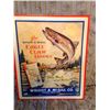 Image 1 : Fish Hook Co. Metal Sign 12"x 15"