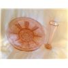 Image 1 : Pink Depression Plate & Vase