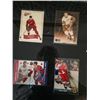 Image 2 : Gordie Howe Book & (4) Hockey Cards