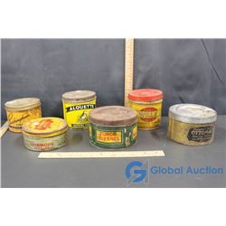 (6) Tobacco Tins - Alouette, Wills', Ottoman, Turco, Erinmore, etc.