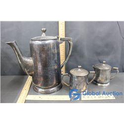 Vintage Tea Set - Teapot, Cream and Sugar