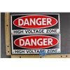 Image 1 : (2) Danger High Voltage Zone