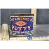 Image 2 : Diamond A Brand Linseed Oil Putty Tin