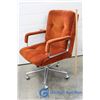 Image 4 : 4 Vintage Orange Office Chairs BID PRICE IS TIMES 4