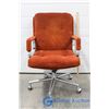 Image 5 : 4 Vintage Orange Office Chairs BID PRICE IS TIMES 4