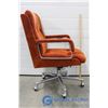 Image 6 : 4 Vintage Orange Office Chairs BID PRICE IS TIMES 4