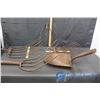 Image 1 : Tool Head Ends - Spade, Pitch Forks and Hay Fork