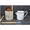 Image 1 : Whisky Crock and Enamaled Coffee Pot