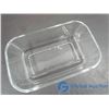Image 9 : (3) Kitchen Glassware - (2) Bakeware, & Butter Dish