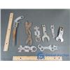Image 2 : Assortment Of Carpentry Book, Vintage Tools, Lock, Razor Blade & Holder, etc.