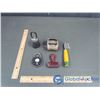 Image 3 : Assortment Of Carpentry Book, Vintage Tools, Lock, Razor Blade & Holder, etc.