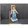 Image 2 : (2) Porcelain Dolls On Stands