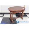 Image 1 : Vintage Wooden Oval End Table w/Drawer