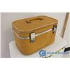 Image 4 : Vintage Hamper, Cushion, Vintage Carry-On Case