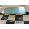 Image 1 : Blue Vintage Kitchen Table w/Leaf