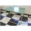 Image 1 : Green Vintage Kitchen Table w/Leaf