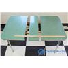 Image 3 : Green Vintage Kitchen Table w/Leaf