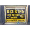 Image 1 : Framed Deering Farm Machine Sign