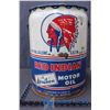 Image 6 : 5 Gallon Red Indian Motor Oil Pail