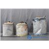 Image 5 : (3) Gavanized Gas Cans