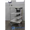Image 1 : Olympus Workstation Cart w/6 Ports, Power Bar and Monitor Mount