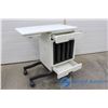 Image 3 : Utility Cart - 2 Drawers and Padded, Vertical Storage Slots