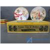 Image 10 : Assortment Of Decorative Box & Round Tins With Wire Basket