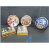 Image 1 : Assortment Of Decorative Box & Round Tins With Wire Basket